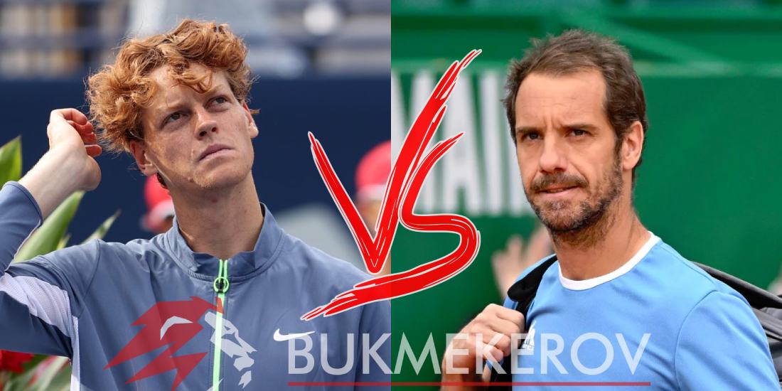 YAnnik Sinner Rishar Gaske prognoz i stavki na tennis 28 maya 2025 goda Rolan Garros Parizh Frantsiya TBSH