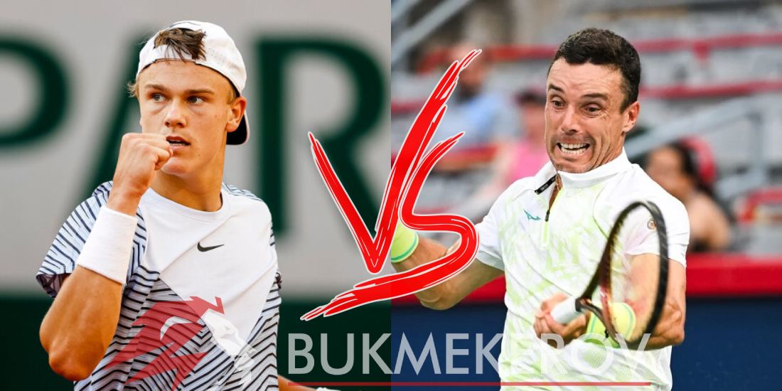 Holger Rune Roberto Bautista Agut prognoz i stavki na tennis 20 iyunya 2025 goda ATP 500 v Londone Queens Club