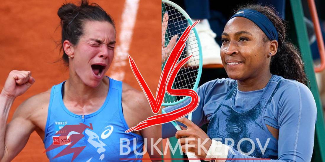 Lois Buasson Kori Gauff prognoz i stavki na tennis 5 iyunya 2025 goda Rolan Garros Parizh Frantsiya
