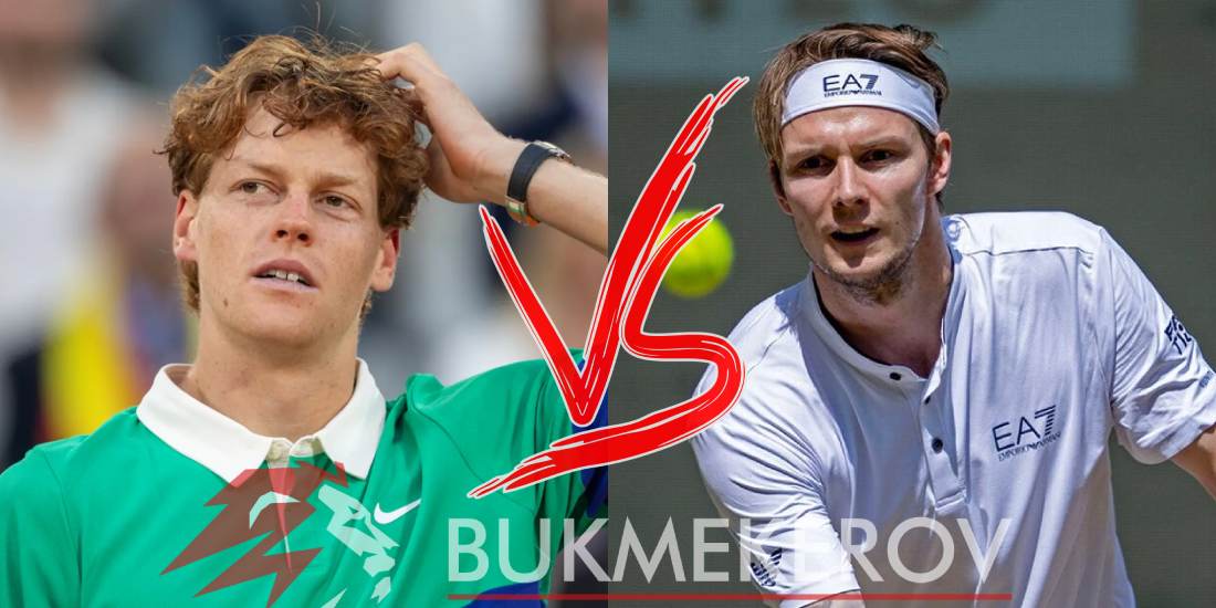 YAnnik Sinner Aleksandr Bublik prognoz i stavki na tennis 19 iyunya 2025 goda ATP 500 v Galle Germaniya