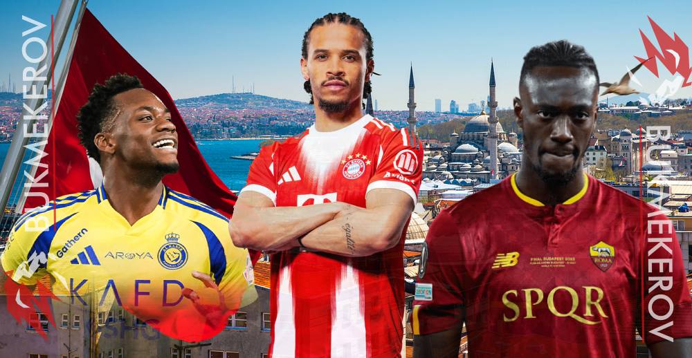 Letnie TOP transfery chempionata Turtsii 2025 2026 Leroj Sane Dzhon Duran Temmi Abraham Archi Braun futbol perehody