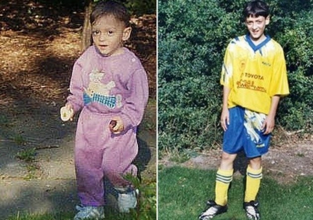 Mesut Ozil v detstve foto