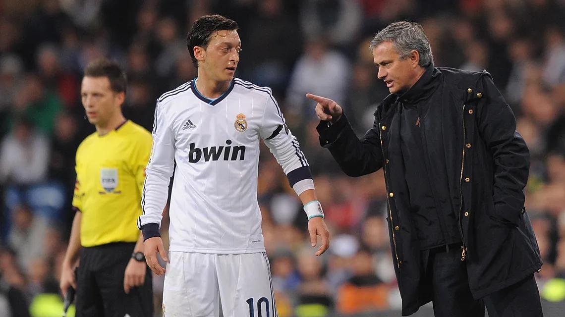 Ozil i Mourinyu v Real Madrid