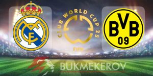 Real Madrid Borussiya Dortmund prognoz i stavki na plej off KCHM na 5 iyulya 2025 goda futbol
