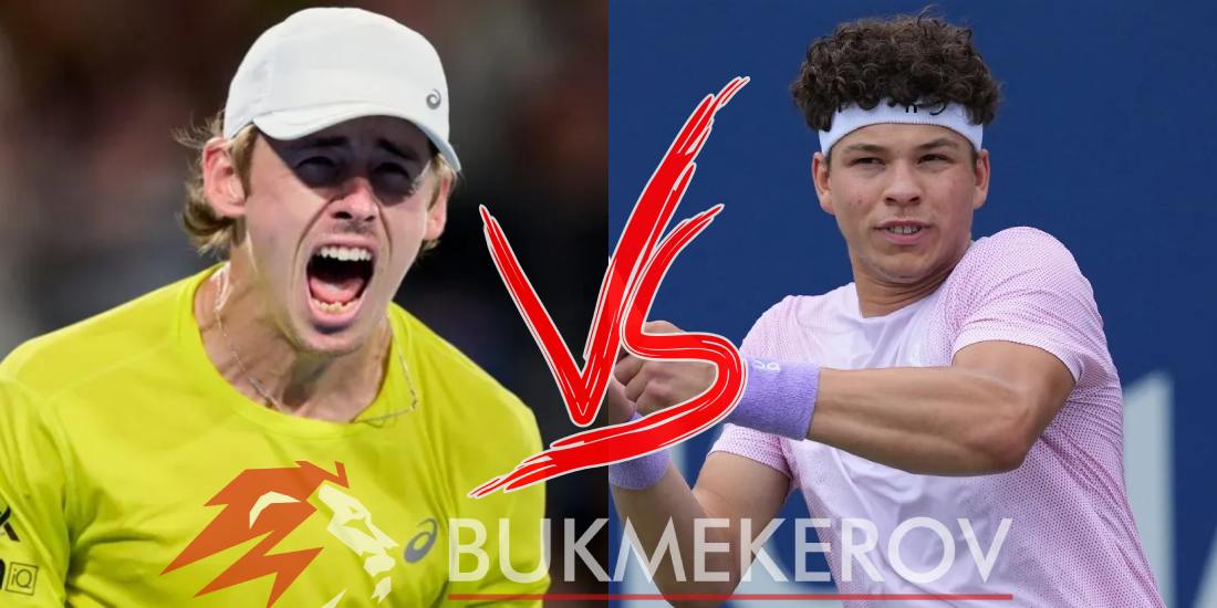 Aleks de Minaur Ben SHelton prognoz i stavki na tennis 6 avgusta 2025 goda ATP Masters v Toronto Kanada