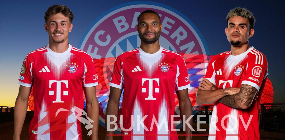 Letnie transfery Bavarii Myunhen 2025 26 Tom Bishof Dzhonatan Ta i Luis Dias futbol perehody Bundesliga Germaniya
