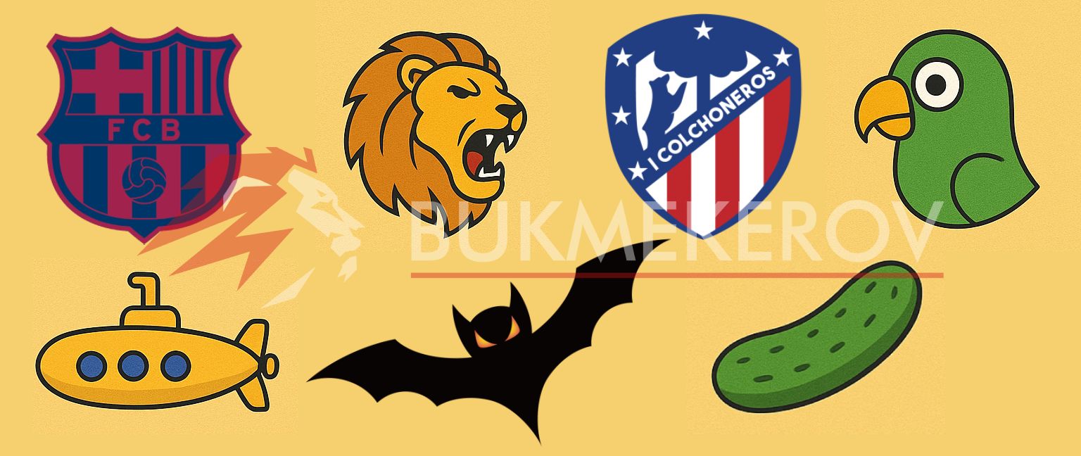 Prozvishha ispanskih futbolnyh klubov Real slivochnye Barselona blaugranas Atletiko matrasniki Valensiya letuchie myshi Vilyarreal zheltaya submarina