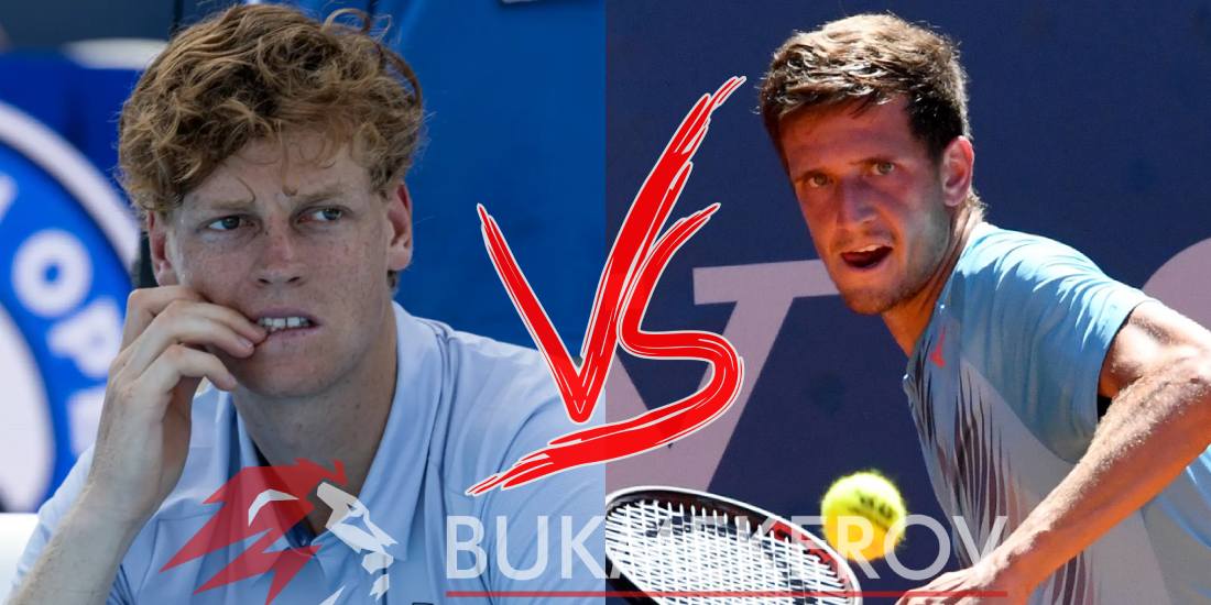 YAnnik Sinner Vit Kopriva prognoz i stavki na tennis 25 avgusta 2025 goda US Open 2025 Nyu Jork TBSH