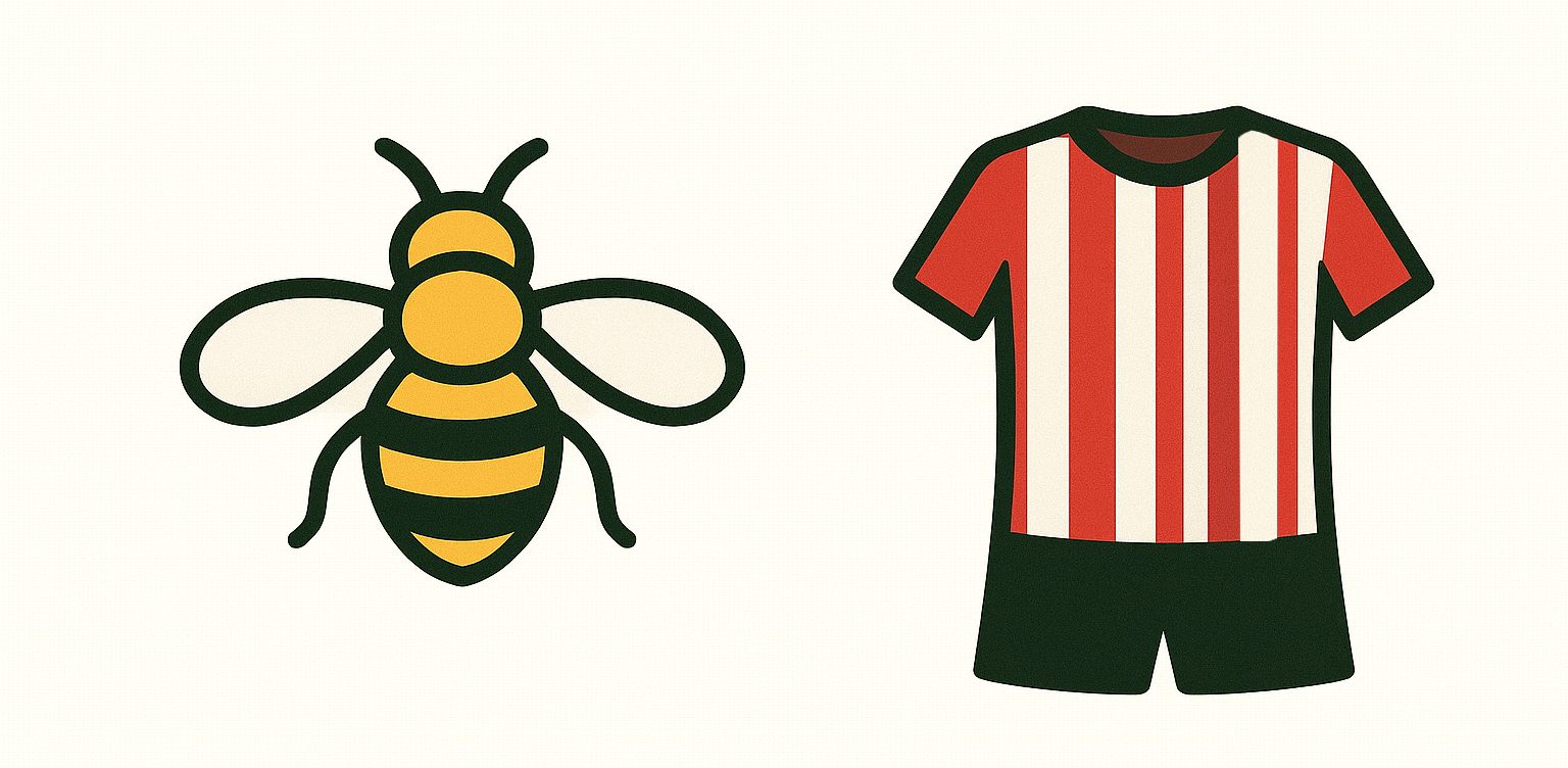 Prozvishha futbolnogo kluba Brentford pchely futbolka v krasno belye poloski a shorty chernye