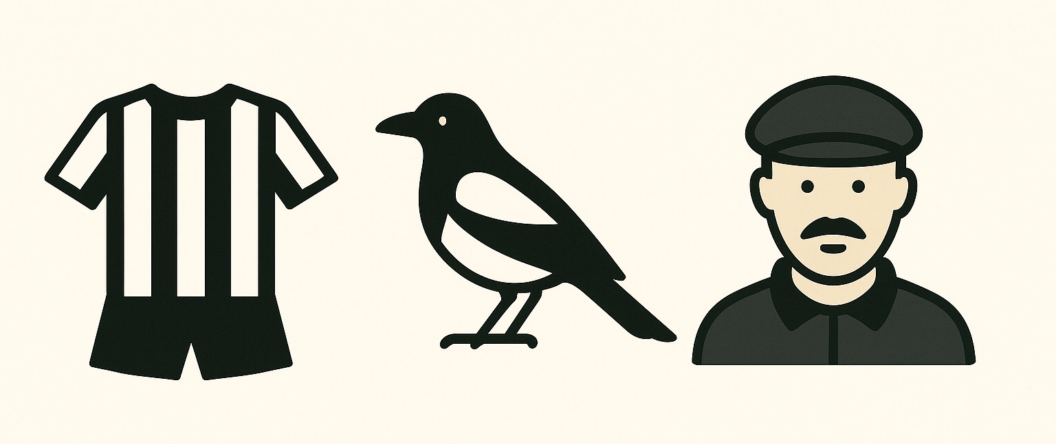 Prozvishha futbolnogo kluba Nyukasl YUnajted cherno belye v polosatyj tsvet futbolnoj formy komandy soroki Dzhordi Geordie osobyj dialekt zhitelej Nyukasla