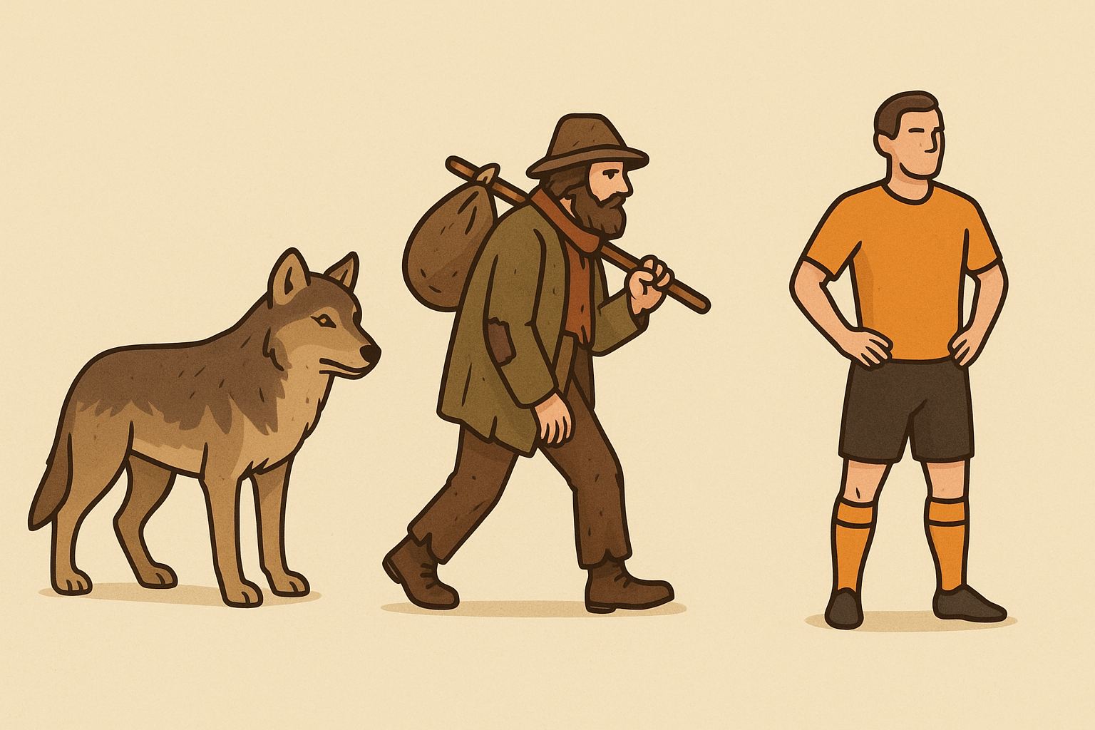 Prozvishha futbolnogo kluba Vulverhempton volki brodyagi oranzhevo chernye