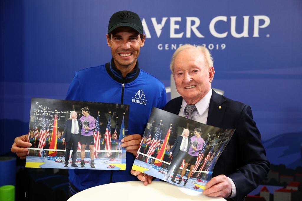 Rafael Nadal i Rod Lejver na ATP Laver Cup tennis