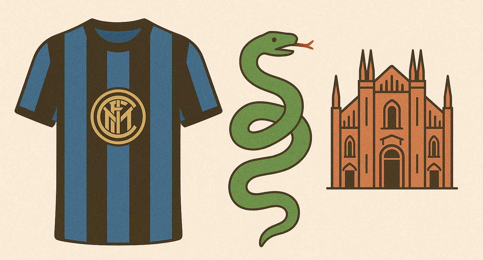 Prozvishha futbolnogo kluba Internatsionale Milan Zmei ital. Il Biscione CHyorno sinie ital. Nerazzurri milantsy