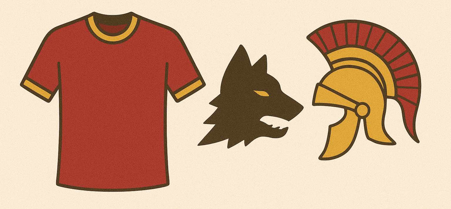 Prozvishha futbolnogo kluba Roma ZHyolto krasnye Giallorossi Volki Lupi rimlyane