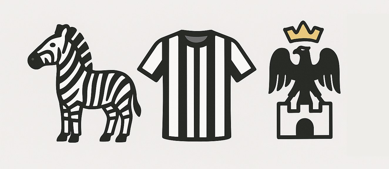 Prozvishha futbolnogo kluba Udineze malenkie zebry Zebrette chyorno belye Bianconeri friultsy i Friulani udintsy