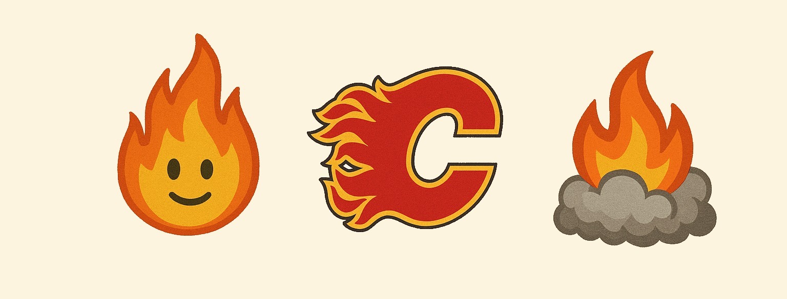 Prozvishha hokkejnogo kluba Kalgari Flejmz Ogonki Flejmz flames Ogon Dym
