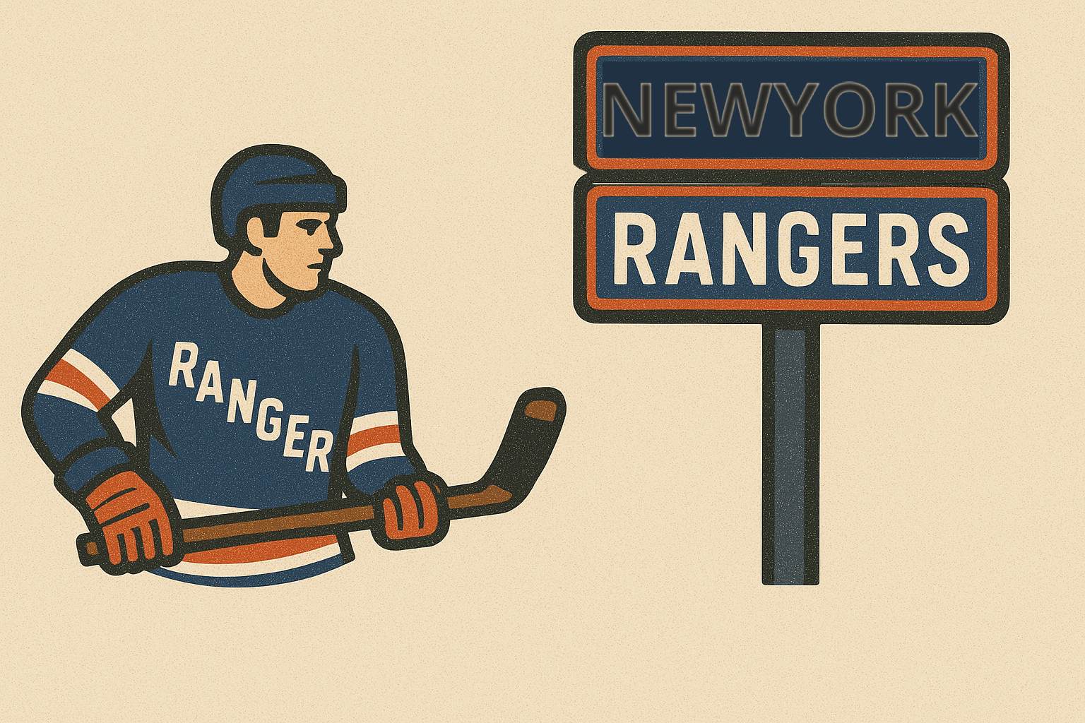 Prozvishha hokkejnogo kluba Nyu Jork Rejndzhers Sinerubashechniki angl. Blueshirts i Sinerubashechniki s Brodveya angl. Broadway Blueshirts