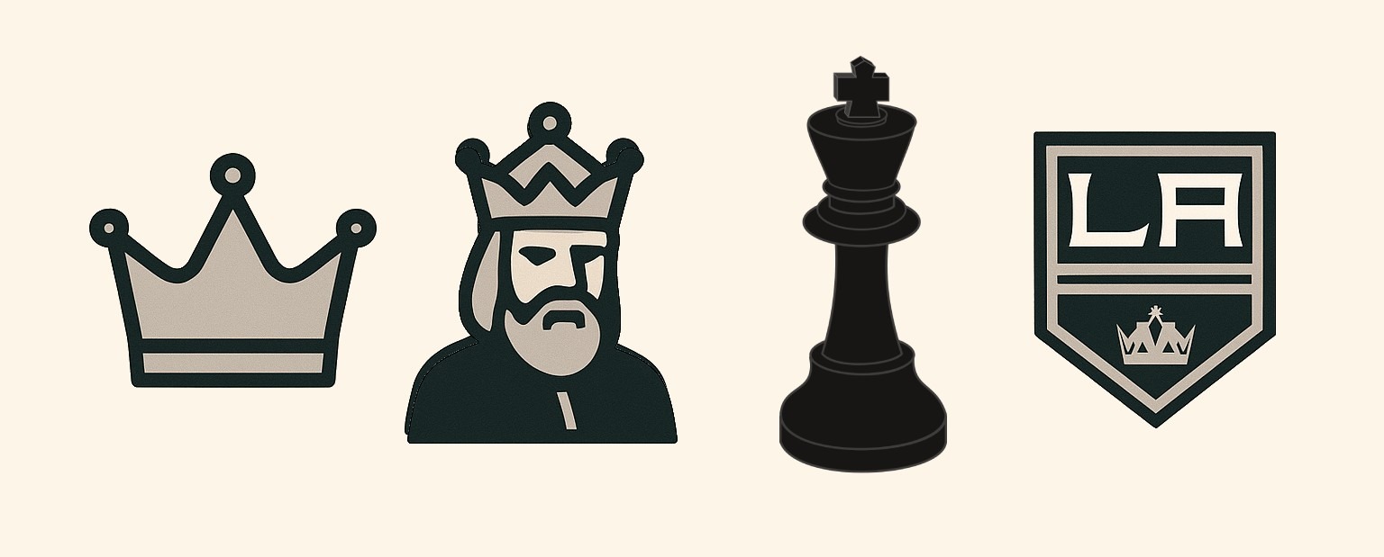 prozvishha hokkejnogo kluba Los Andzheles Kingz The Crown Korony Monarchs Monarhi ferzi cherno serebryanye