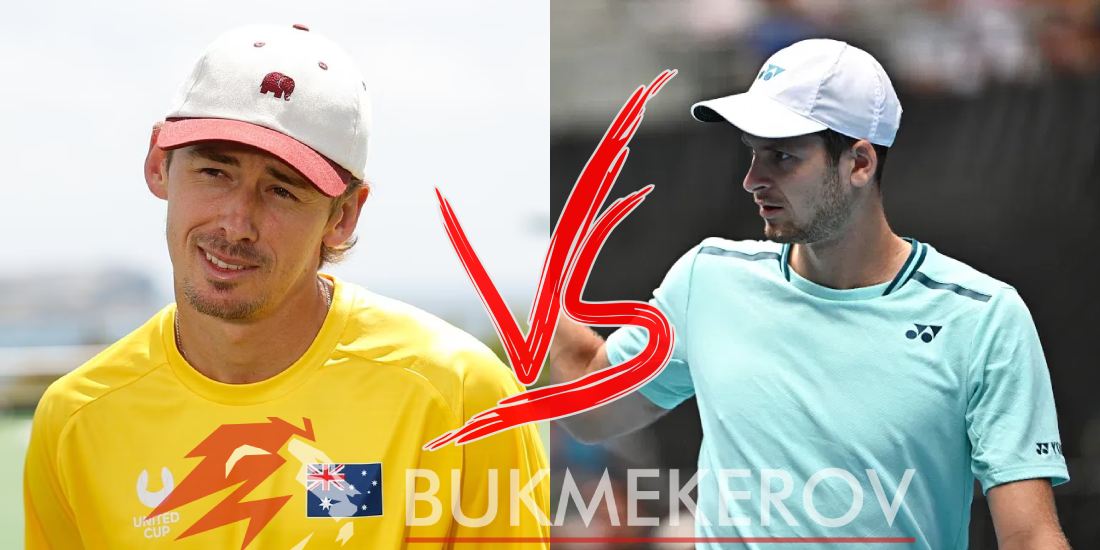 Aleks de Minaur Hubert Hurkach prognoz i stavki na tennis 9 yanvarya 2026 goda ATP United Cup 2026 v Avstralii Pert