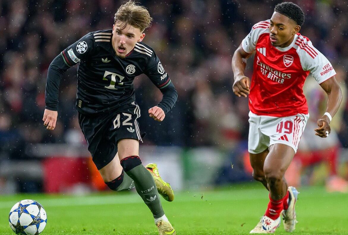 Lennart Karl Bayern Munich champions league with Arsenal London