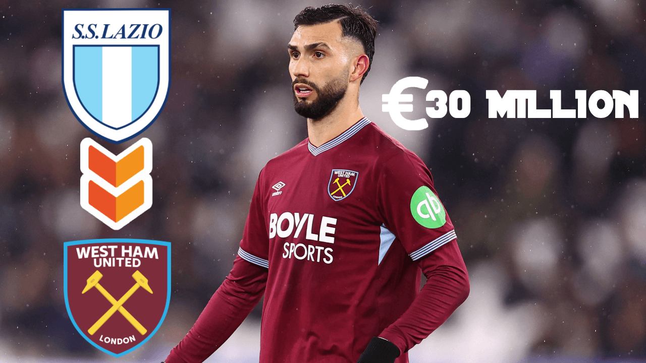 Vest Hem oformil transfer Valentina Kastelyanosa iz Latsio za 30 millionov evro