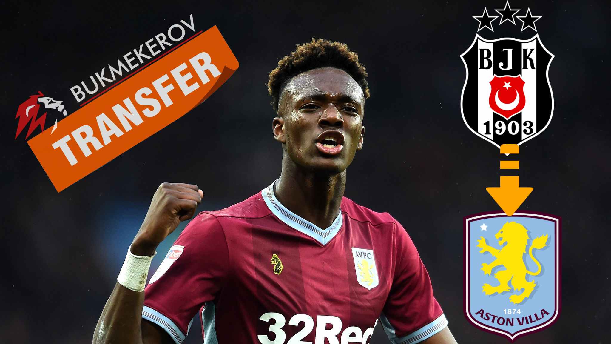 tammy abraham aston villa transfer to EPL from beshiktash futbol transfer