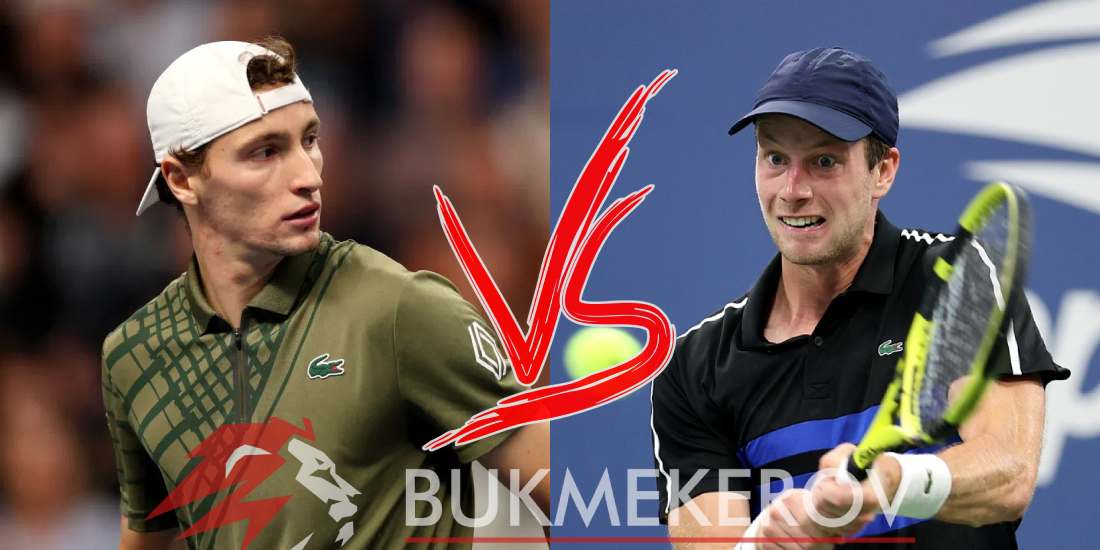 Ugo Umber Botik van de Zandshulp prognoz i stavki na tennis 3 fevralya 2026 goda ATP 250 Montpellier France