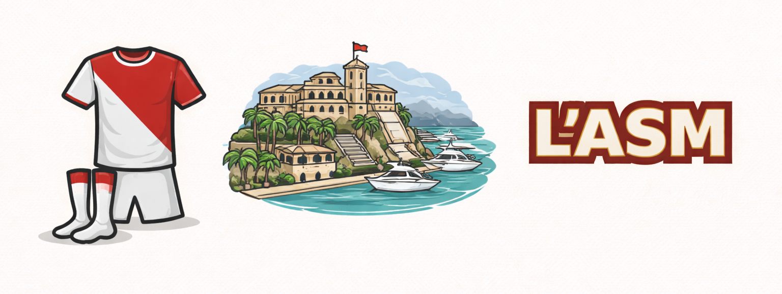 prozvishha frantsuzskogo futbolnogo kluba Monako krasno belye monegaski L ASM